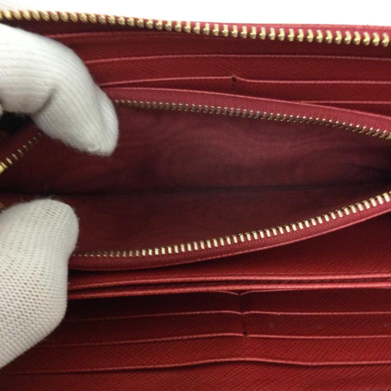 プラダ PRADA 財布 長財布 プラダ 長財布 PRADA プラダ 1ML506 SAFFIANO METAL - 無地 赤 / レッド / red レディース USED 古着 中古 50162596