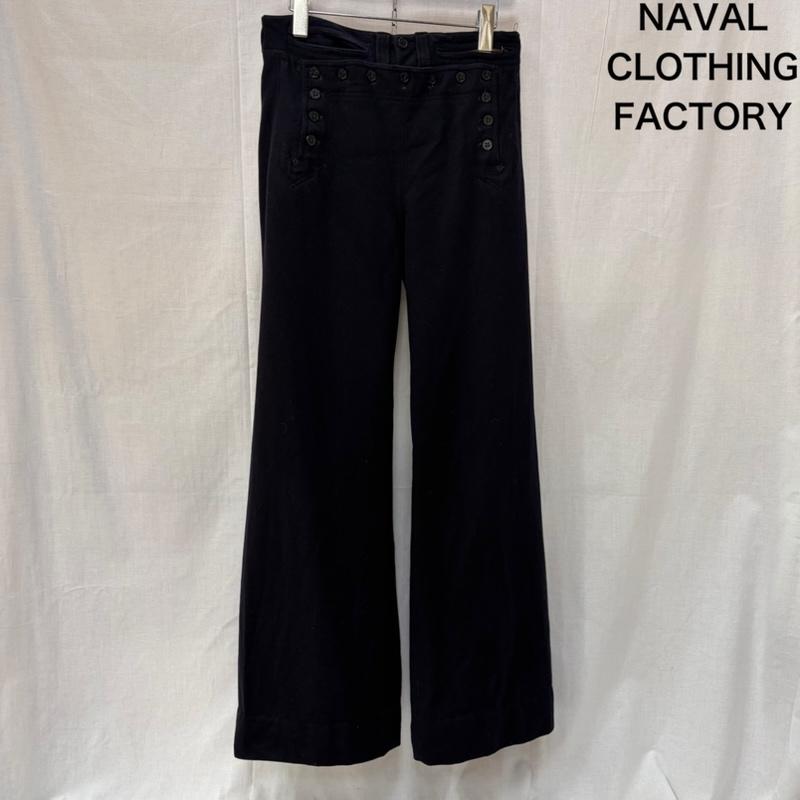 ヴィンテージ VINTAGE ボトムス ボトムス US NAVY 40s-50s NAVAL CLOTHING FACTORY セーラーパンツ serval usa zipper - 無地 紺 / ネイビー / navy メンズ USED 古着 中古 50162597