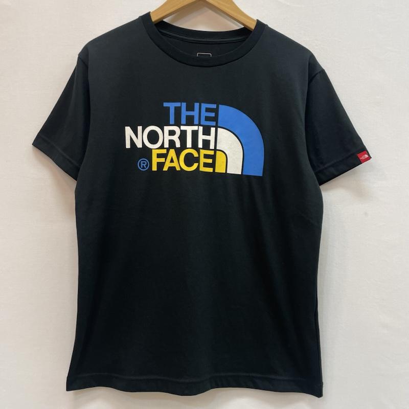 ザノースフェイス THE NORTH FACE Tシャツ 半袖 フロント ロゴ プリント マルチ カラー M 無地 X ロゴ、文字 黒 / ブラック / black X 青 / ブルー / blue X 白 / ホワイト / white X 黄 / イエロー / yellow メンズ USED 古着 中古 50162599