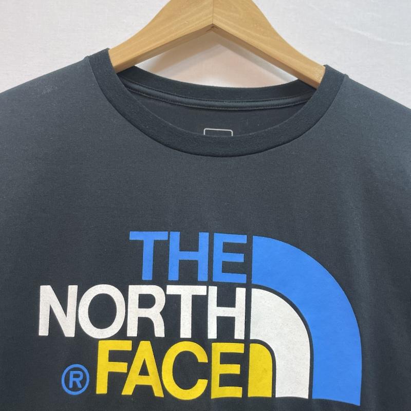 ザノースフェイス THE NORTH FACE Tシャツ 半袖 フロント ロゴ プリント マルチ カラー M 無地 X ロゴ、文字 黒 / ブラック / black X 青 / ブルー / blue X 白 / ホワイト / white X 黄 / イエロー / yellow メンズ USED 古着 中古 50162599