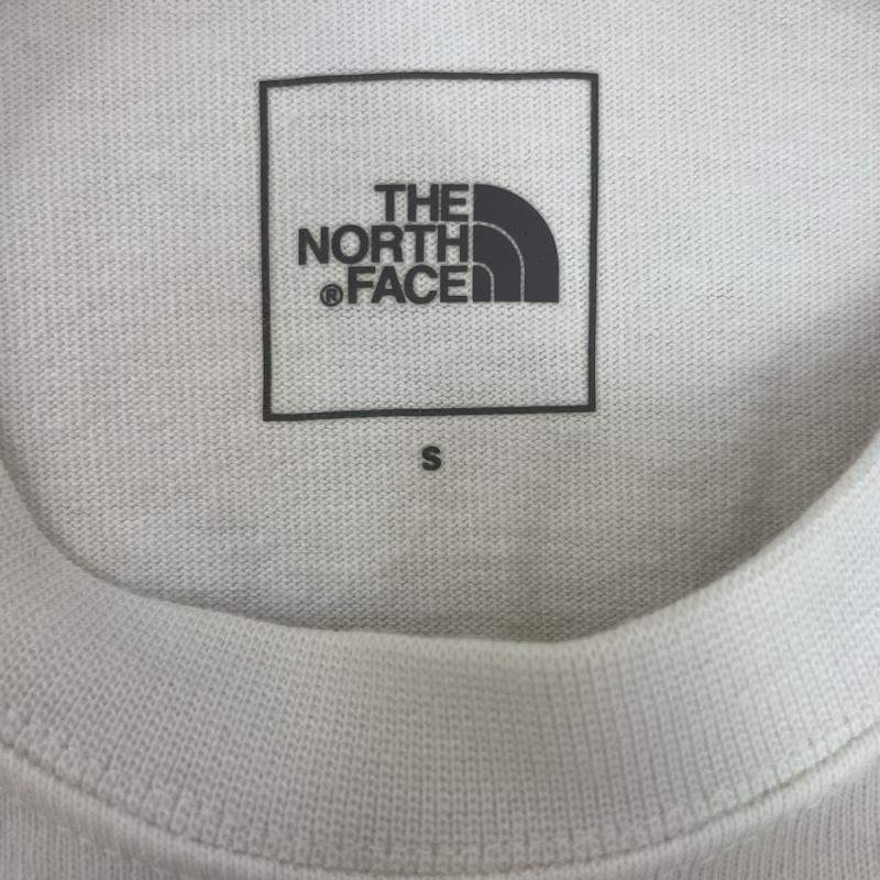 ザノースフェイス THE NORTH FACE Tシャツ 半袖 ブランド ロゴ 刺繍 ワンポイント Ｔシャツ S 無地 X ロゴ、文字 白 / ホワイト / white メンズ USED 古着 中古 50162602
