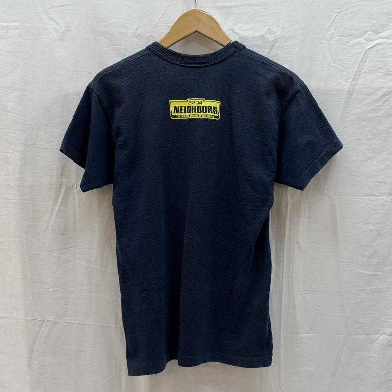 ネイバーフッド NEIGHBORHOOD Tシャツ 半袖 90年代 ビンテージ USA製 スカル ロゴ クルーネック 半袖 Tシャツ 90s VINTAGE S 紺 / ネイビー / navy メンズ USED 古着 中古 50162603