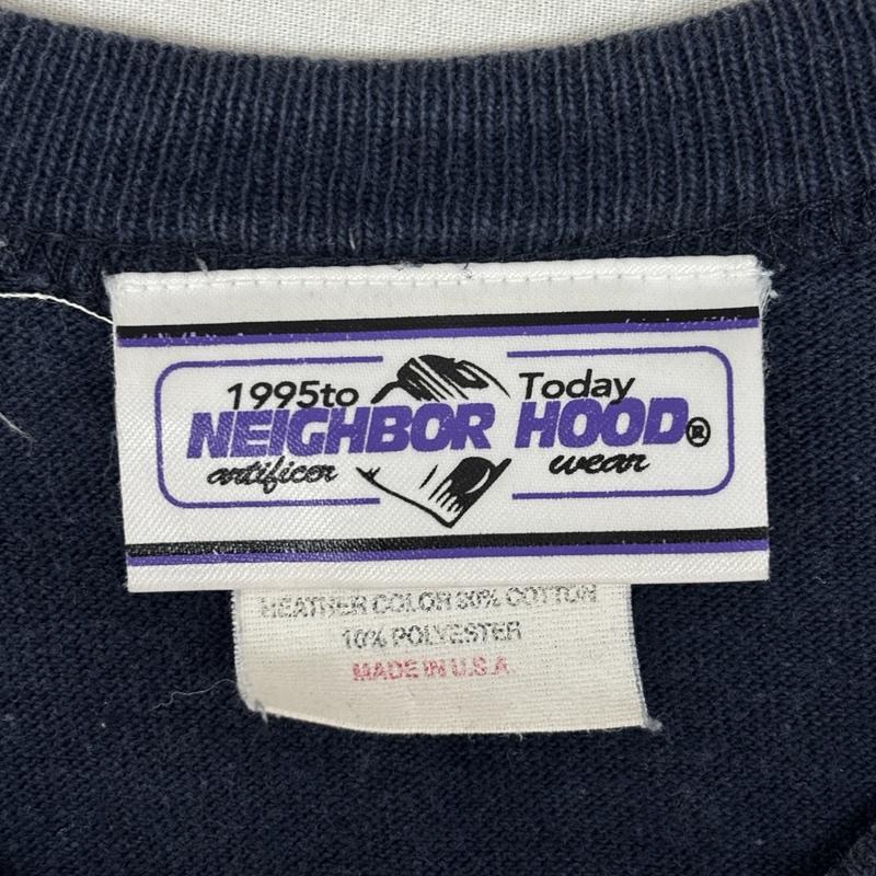 ネイバーフッド NEIGHBORHOOD Tシャツ 半袖 90年代 ビンテージ USA製 スカル ロゴ クルーネック 半袖 Tシャツ 90s VINTAGE S 紺 / ネイビー / navy メンズ USED 古着 中古 50162603
