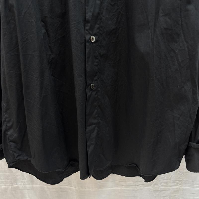 ドルチェアンドガッバーナ DOLCE&GABBANA シャツ、ブラウス 長袖 ダブルカフス 長袖 ドレス シャツ オンワード樫山 - 黒 / ブラック / black メンズ USED 古着 中古 50162605