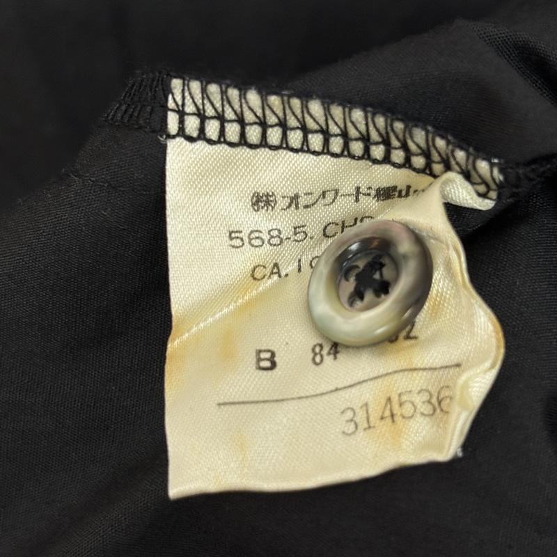 ドルチェアンドガッバーナ DOLCE&GABBANA シャツ、ブラウス 長袖 ダブルカフス 長袖 ドレス シャツ オンワード樫山 - 黒 / ブラック / black メンズ USED 古着 中古 50162605