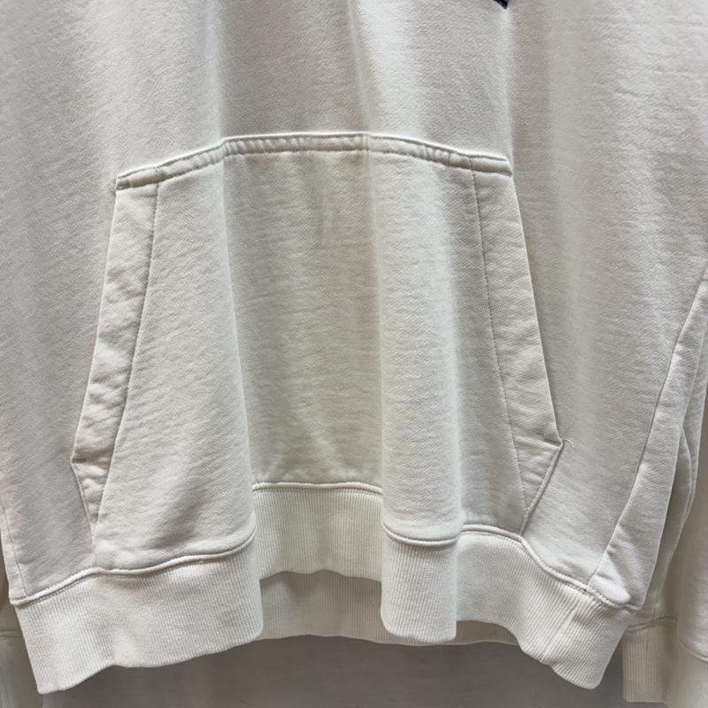 カルヴァン クライン ジーンズ Calvin Klein Jeans パーカー 長袖 ロゴ 刺繍 プルオーバー フーディ パーカー M 白 / ホワイト / white メンズ USED 古着 中古 50162608