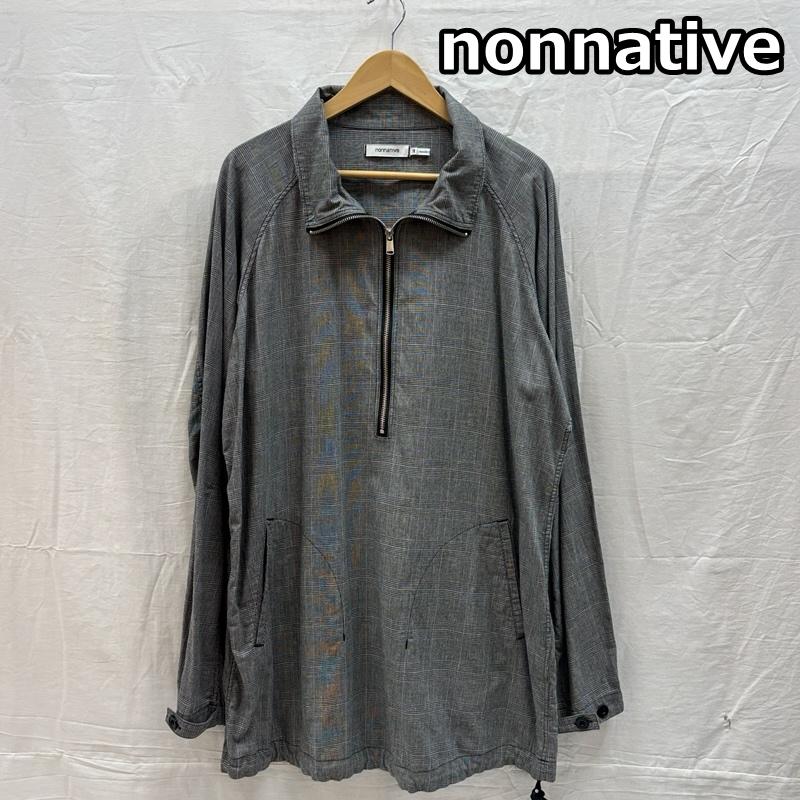 ノンネイティブ nonnative ジャケット、上着 ジャンパー、ブルゾン NN-S3401 グレンチェック ラグランスリーブ ハイネック ジップアップ ジャケット 3 メンズ USED 古着 中古 50162617