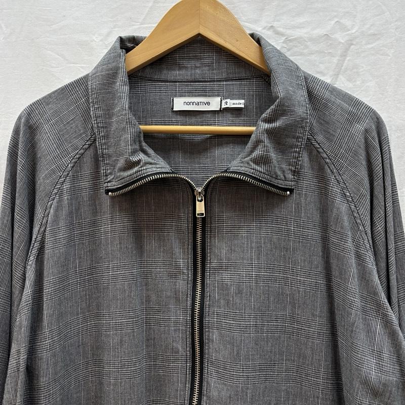 ノンネイティブ nonnative ジャケット、上着 ジャンパー、ブルゾン NN-S3401 グレンチェック ラグランスリーブ ハイネック ジップアップ ジャケット 3 メンズ USED 古着 中古 50162617