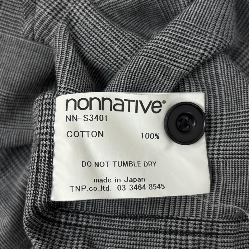 ノンネイティブ nonnative ジャケット、上着 ジャンパー、ブルゾン NN-S3401 グレンチェック ラグランスリーブ ハイネック ジップアップ ジャケット 3 メンズ USED 古着 中古 50162617
