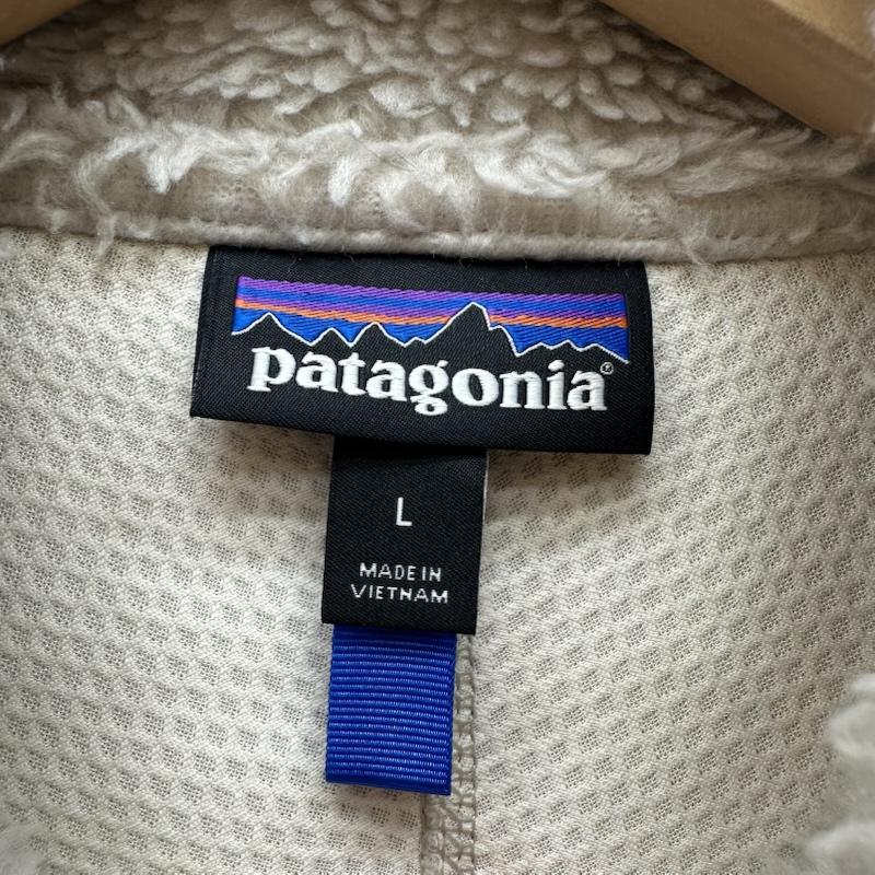 パタゴニア patagonia ジャケット、上着 ジャンパー、ブルゾン レトロX ボア フリース ジャケット 23056 FA23 L 白 / ホワイト / white X 赤 / レッド / red メンズ USED 古着 中古 50162620