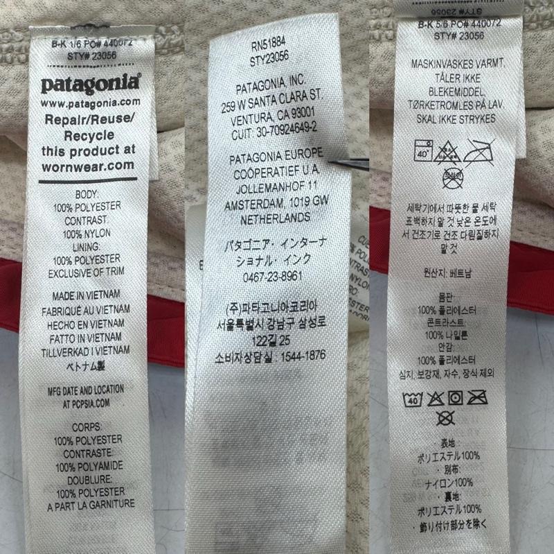パタゴニア patagonia ジャケット、上着 ジャンパー、ブルゾン レトロX ボア フリース ジャケット 23056 FA23 L 白 / ホワイト / white X 赤 / レッド / red メンズ USED 古着 中古 50162620