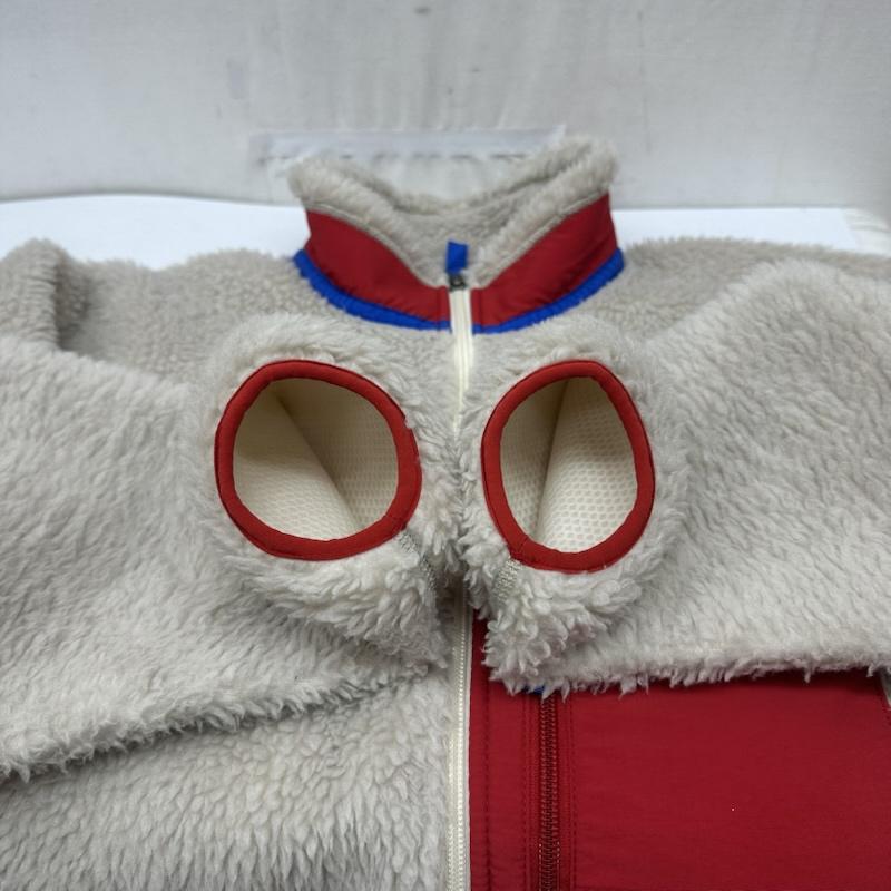 パタゴニア patagonia ジャケット、上着 ジャンパー、ブルゾン レトロX ボア フリース ジャケット 23056 FA23 L 白 / ホワイト / white X 赤 / レッド / red メンズ USED 古着 中古 50162620