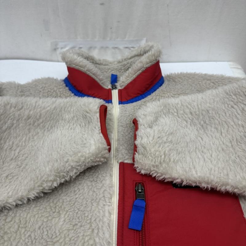 パタゴニア patagonia ジャケット、上着 ジャンパー、ブルゾン レトロX ボア フリース ジャケット 23056 FA23 L 白 / ホワイト / white X 赤 / レッド / red メンズ USED 古着 中古 50162620