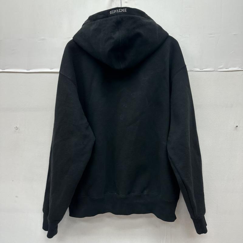シュプリーム Supreme パーカー 長袖 24FW S Logo Zip Up Hooded ロゴ 刺繍 ジップ パーカー M 黒 / ブラック / black メンズ USED 古着 中古 50162621
