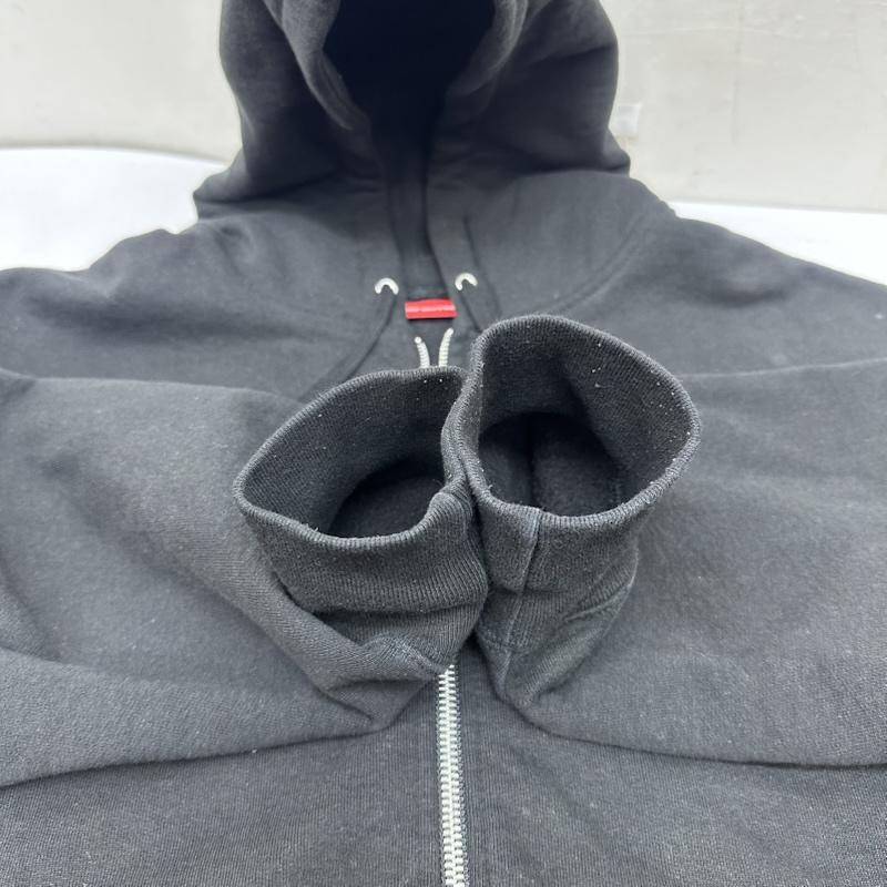 シュプリーム Supreme パーカー 長袖 24FW S Logo Zip Up Hooded ロゴ 刺繍 ジップ パーカー M 黒 / ブラック / black メンズ USED 古着 中古 50162621