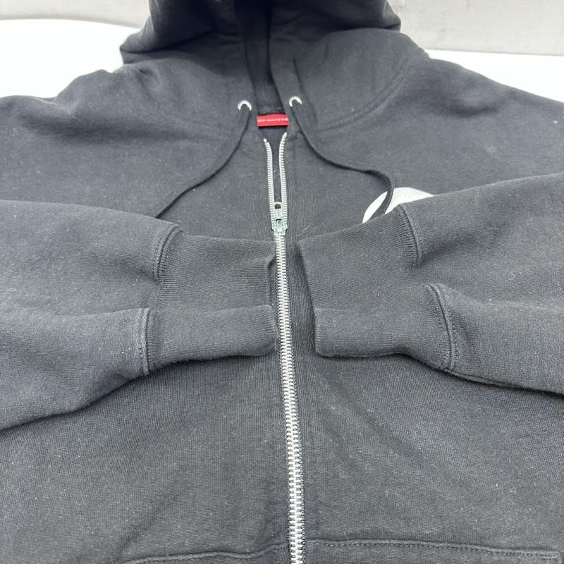 シュプリーム Supreme パーカー 長袖 24FW S Logo Zip Up Hooded ロゴ 刺繍 ジップ パーカー M 黒 / ブラック / black メンズ USED 古着 中古 50162621