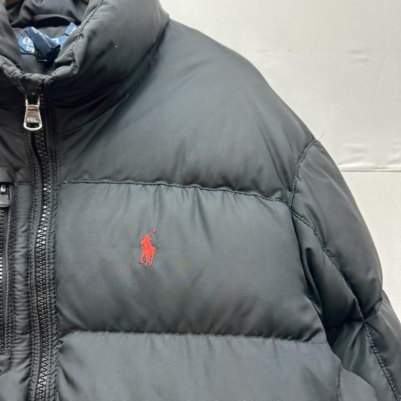ポロラルフローレン POLO RALPH LAUREN ジャケット、上着 ダウンジャケット ポニー ロゴ 刺繍 ダウン ジャケット XL 黒 / ブラック / black メンズ USED 古着 中古 50162622