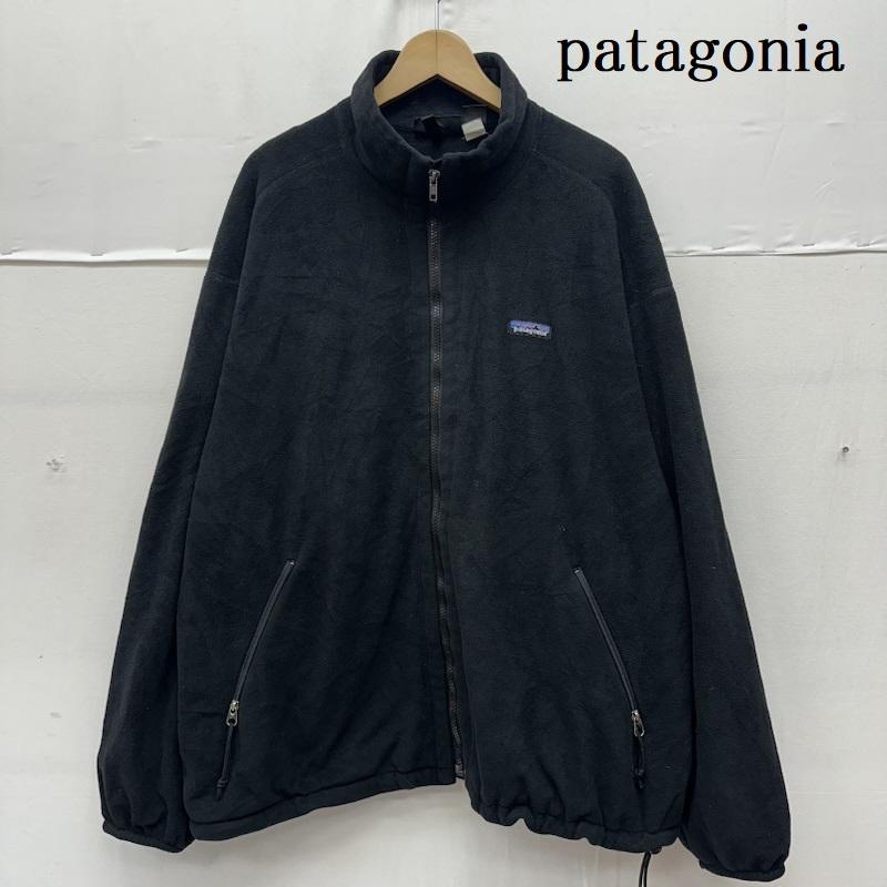 パタゴニア patagonia ジャケット、上着 ジャンパー、ブルゾン 00s USA製 01年 Synchilla Windproof Jacket フリース ジャケット 25322 FA01 XL 黒 / ブラック / black メンズ USED 古着 中古 50162625