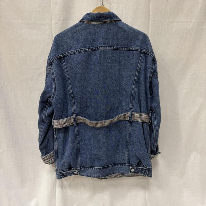 リーバイストラウスアンドコー Levi Strauss & co. ジャケット、上着 ジャケット、ブレザー Levi’ｓ 84684-0000 デニムジャケット グレンチェック リバーシブル インディゴ S S 青 / ブルー / blue メンズ USED 古着 中古 50162627
