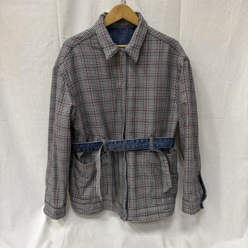 リーバイストラウスアンドコー Levi Strauss & co. ジャケット、上着 ジャケット、ブレザー Levi’ｓ 84684-0000 デニムジャケット グレンチェック リバーシブル インディゴ S S 青 / ブルー / blue メンズ USED 古着 中古 50162627