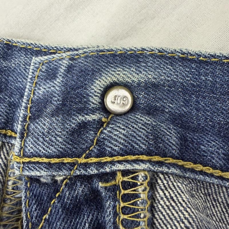 リーバイス Levi s パンツ デニム、ジーンズ 503BXX 赤耳 レザーパッチ BIG E セルビッジ ボタン裏刻印J09 W31/L36 インディゴ 31インチ 無地 青 / ブルー / blue メンズ USED 古着 中古 50162628