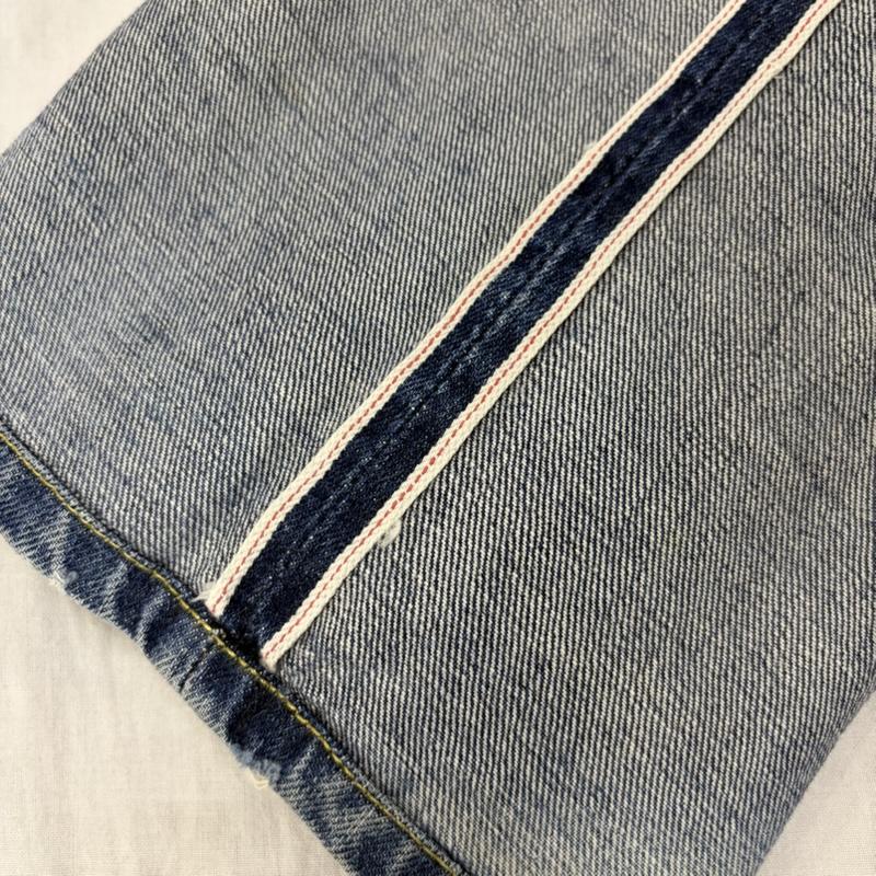 リーバイス Levi s パンツ デニム、ジーンズ 503BXX 赤耳 レザーパッチ BIG E セルビッジ ボタン裏刻印J09 W31/L36 インディゴ 31インチ 無地 青 / ブルー / blue メンズ USED 古着 中古 50162628