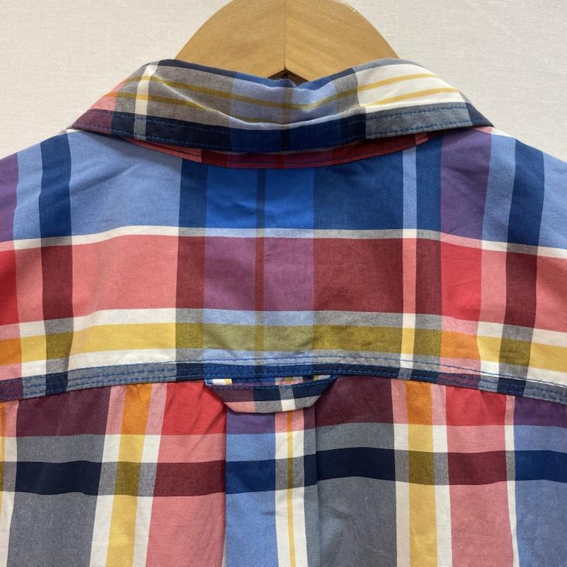 コロンビア Columbia シャツ、ブラウス 半袖 チェック柄 半袖 シャツ 胸ポケット オムニウィック M チェック 青 / ブルー / blue X 赤 / レッド / red X 白 / ホワイト / white メンズ USED 古着 中古 50162637