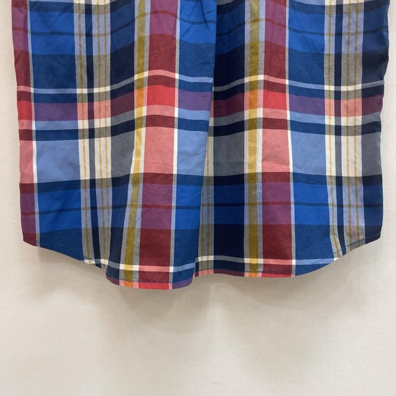 コロンビア Columbia シャツ、ブラウス 半袖 チェック柄 半袖 シャツ 胸ポケット オムニウィック M チェック 青 / ブルー / blue X 赤 / レッド / red X 白 / ホワイト / white メンズ USED 古着 中古 50162637