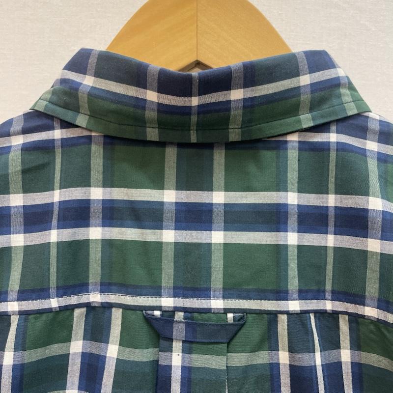 コロンビア Columbia シャツ、ブラウス 半袖 チェック柄 半袖 シャツ 胸ポケット オムニウィック M チェック 青 / ブルー / blue X 緑 / グリーン / green X 白 / ホワイト / white メンズ USED 古着 中古 50162638