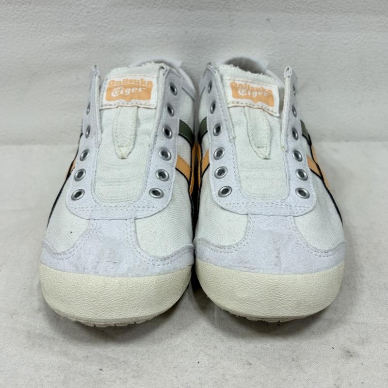 オニツカタイガー ONITSUKA TIGER スニーカー スニーカー MEXICO 66 スリッポン メキシコ キャンバス スニーカー 1183A360 23.0cm ロゴ、文字 白 / ホワイト / white レディース USED 古着 中古 50162641