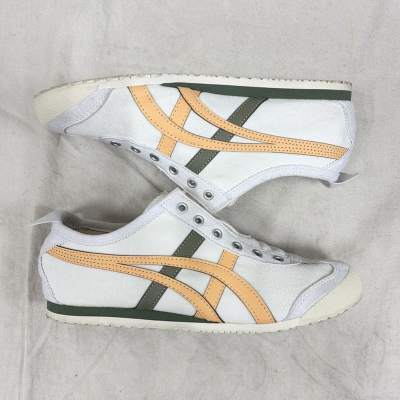 オニツカタイガー ONITSUKA TIGER スニーカー スニーカー MEXICO 66 スリッポン メキシコ キャンバス スニーカー 1183A360 23.0cm ロゴ、文字 白 / ホワイト / white レディース USED 古着 中古 50162641