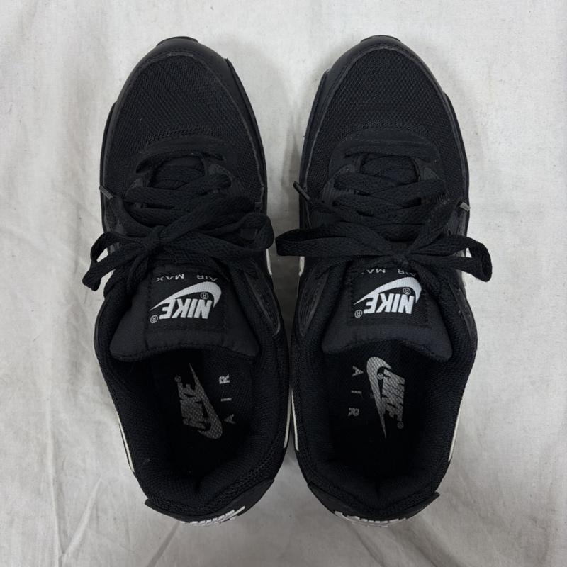 ナイキ NIKE スニーカー スニーカー AIR MAX 90 スニーカー CQ2560-001 エアマックス 24.5cm ロゴ、文字 黒 / ブラック / black X 白 / ホワイト / white レディース USED 古着 中古 50162642