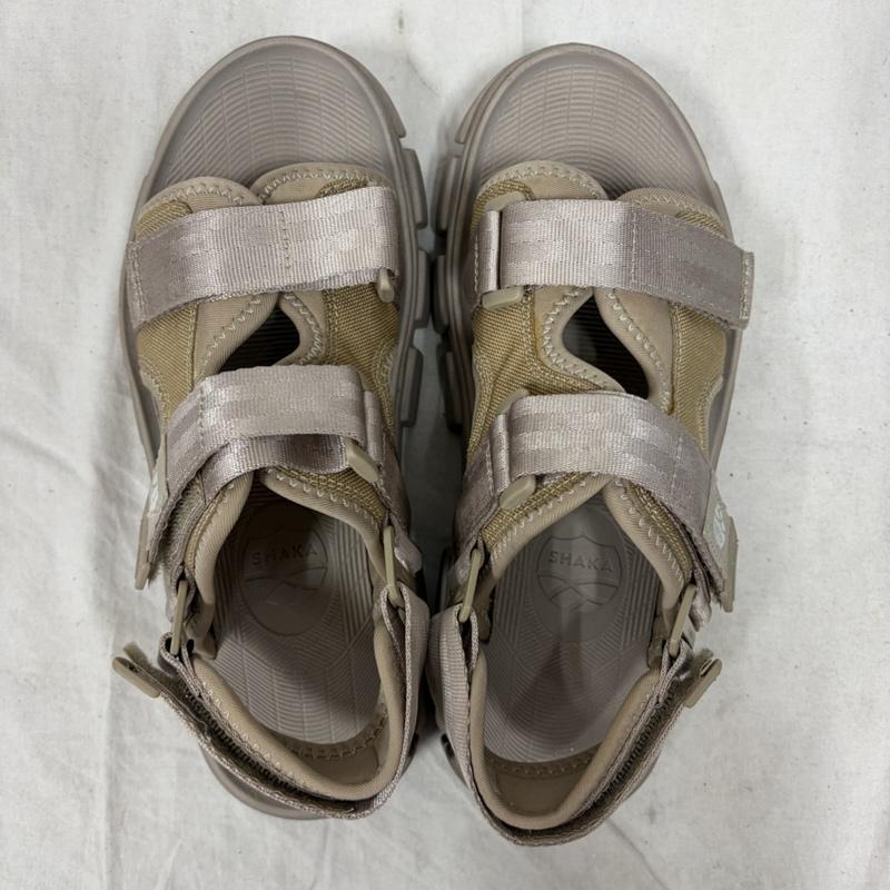 シャカ SHAKA サンダル サンダル ミリタリー ストラップ スポーツ サンダル CHILL OUT SF SK-185 26.0cm ロゴ、文字 ベージュ / ベージュ / beige メンズ USED 古着 中古 50162643