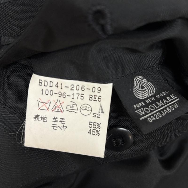 バーバリーズ BURBERRYS ジャケット、上着 ジャケット、ブレザー 90年代 ビンテージ モヘヤブレンド ウール テーラード ダブル ジャケット 90s VINTAGE - 黒 / ブラック / black メンズ USED 古着 中古 50162649