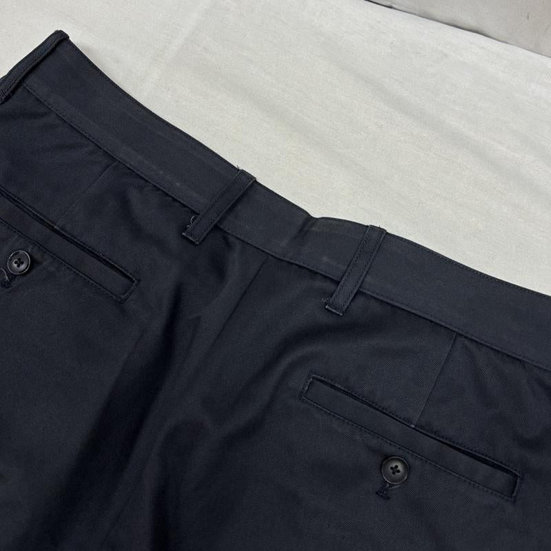 ステューシー STUSSY パンツ ショートパンツ DELUXE ワーク ショーツ ショート ハーフ パンツ Sリンクロゴ 34インチ 紺 / ネイビー / navy メンズ USED 古着 中古 50162651