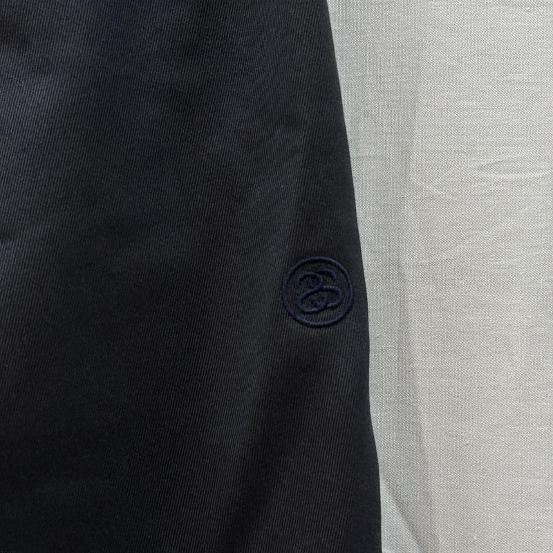 ステューシー STUSSY パンツ ショートパンツ DELUXE ワーク ショーツ ショート ハーフ パンツ Sリンクロゴ 34インチ 紺 / ネイビー / navy メンズ USED 古着 中古 50162651