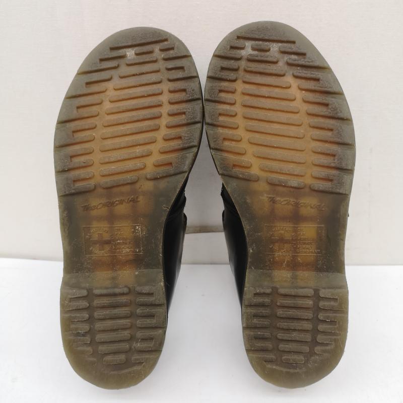 ドクターマーチン Dr.Martens ブーツ 一般 MARY JANE メリージェーン レザーシューズ 12916 ストラップ メダリオン UK：4 黒 / ブラック / black レディース USED 古着 中古 50162659