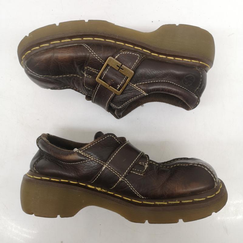 ドクターマーチン Dr.Martens ブーツ 一般 厚底 モンク ストラップ シューズ 22.0cm レディース USED 古着 中古 50162660