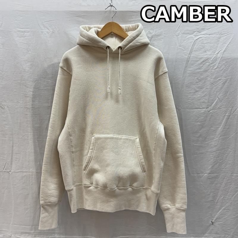 キャンバー CAMBER パーカー 長袖 USA製 サイドリブ ヘビーウェイト プルオーバー フーディ スウェット パーカー 裏起毛 S メンズ USED 古着 中古 50162661