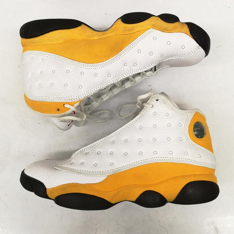 ナイキ NIKE スニーカー スニーカー AIR JORDAN 13 Del Sol 414571 167 エアジョーダン デルソル スニーカー 26.0cm 白 / ホワイト / white X 黄 / イエロー / yellow メンズ USED 古着 中古 50162663