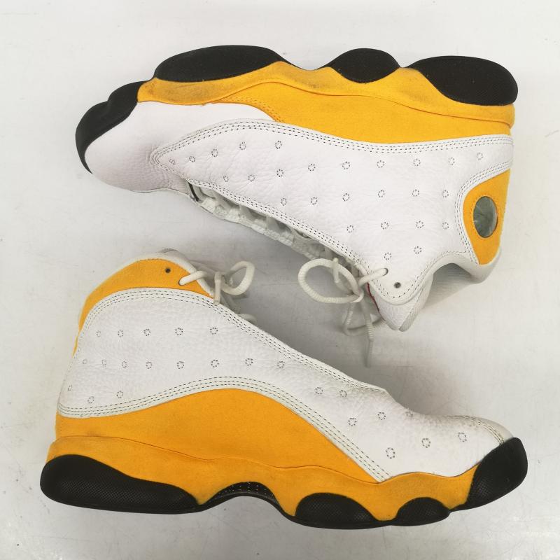 ナイキ NIKE スニーカー スニーカー AIR JORDAN 13 Del Sol 414571 167 エアジョーダン デルソル スニーカー 26.0cm 白 / ホワイト / white X 黄 / イエロー / yellow メンズ USED 古着 中古 50162663