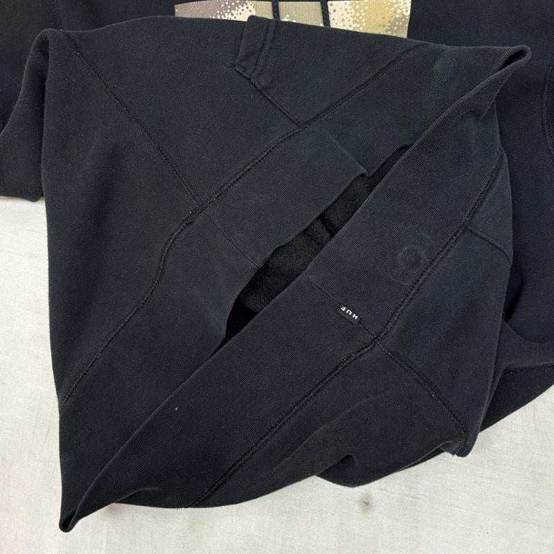ハフ HUF パーカー 長袖 スクエアロゴ プルオーバー フーディ スウェット パーカー M 黒 / ブラック / black メンズ USED 古着 中古 50162667