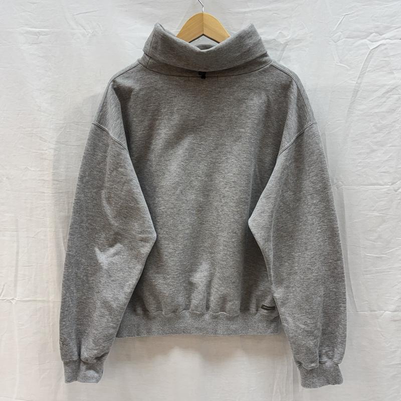 ソフネット SOPHNET. トレーナー 長袖 SOPH-212025 テックニット ワイド タートルネック プルオーバー トレーナー S 灰 / グレー / gray メンズ USED 古着 中古 50162669