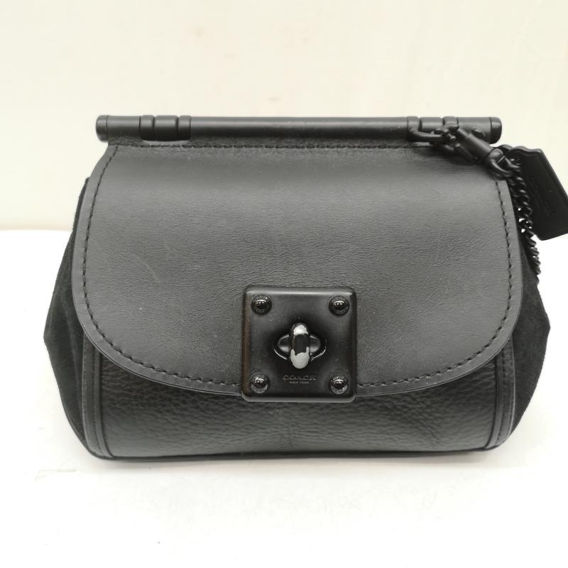 コーチ COACH ショルダーバッグ ショルダーバッグ ドリフター ショルダー 2WAY クラッチ バッグ 59048 チェーンバッグ - 黒 / ブラック / black レディース USED 古着 中古 50162681