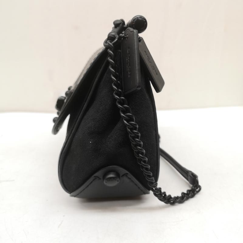 コーチ COACH ショルダーバッグ ショルダーバッグ ドリフター ショルダー 2WAY クラッチ バッグ 59048 チェーンバッグ - 黒 / ブラック / black レディース USED 古着 中古 50162681