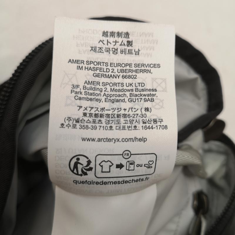 アークテリクス ARC TERYX ショルダーバッグ ショルダーバッグ MANTIS 2 WAIST PACK マンティス 2 バッグ ショルダーバッグ ボディバッグ - 黒 / ブラック / black メンズ USED 古着 中古 50162682