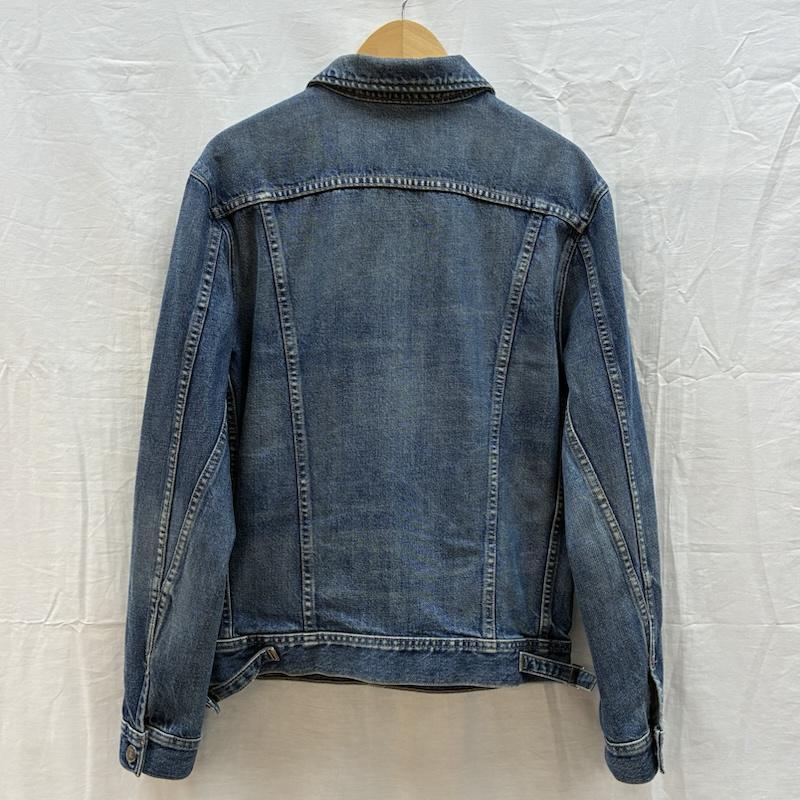 トム フォード TOM FORD ジャケット、上着 ジャンパー、ブルゾン 18ss ICON DENIM JACKET サイドベルト ウォッシュ ヴィンテージ 加工 デニムジャケット TFD111 M メンズ USED 古着 中古 50162689