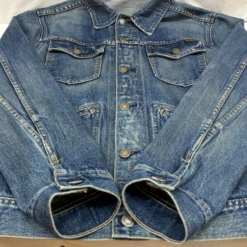 トム フォード TOM FORD ジャケット、上着 ジャンパー、ブルゾン 18ss ICON DENIM JACKET サイドベルト ウォッシュ ヴィンテージ 加工 デニムジャケット TFD111 M メンズ USED 古着 中古 50162689