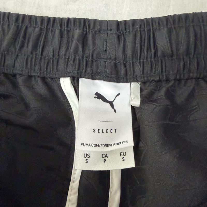 プーマ PUMA トップス トップス セットアップ ジャージ トラックジャケット トラックパンツ プレーヤーズ ラウンジ T7 ウーブン 535800-01 535805-01 S ロゴ、文字 黒 / ブラック / black メンズ USED 古着 中古 50162691