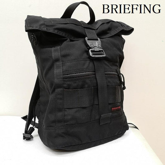ブリーフィング BRIEFING リュックサック、デイパック リュックサック、デイバッグ CALIFORNIA DEPT 別注 MISSION FLAP リュック - 黒 / ブラック / black メンズ USED 古着 中古 50162696